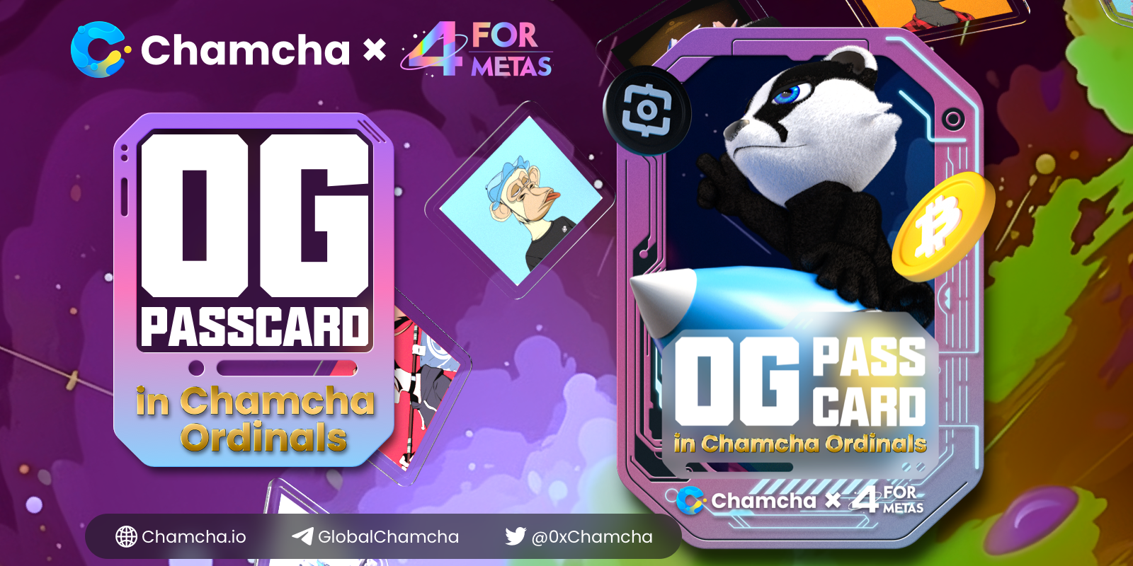 SoQuest - Chamcha x 4 METAS OG Passcard Ticket Collab